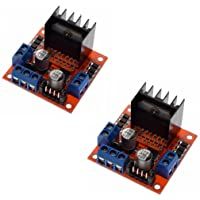 iHaospace L298N Dual H Bridge DC Motor Driver Stepper Motor Driver Controller Module for Arduino Motor Drive Controller…